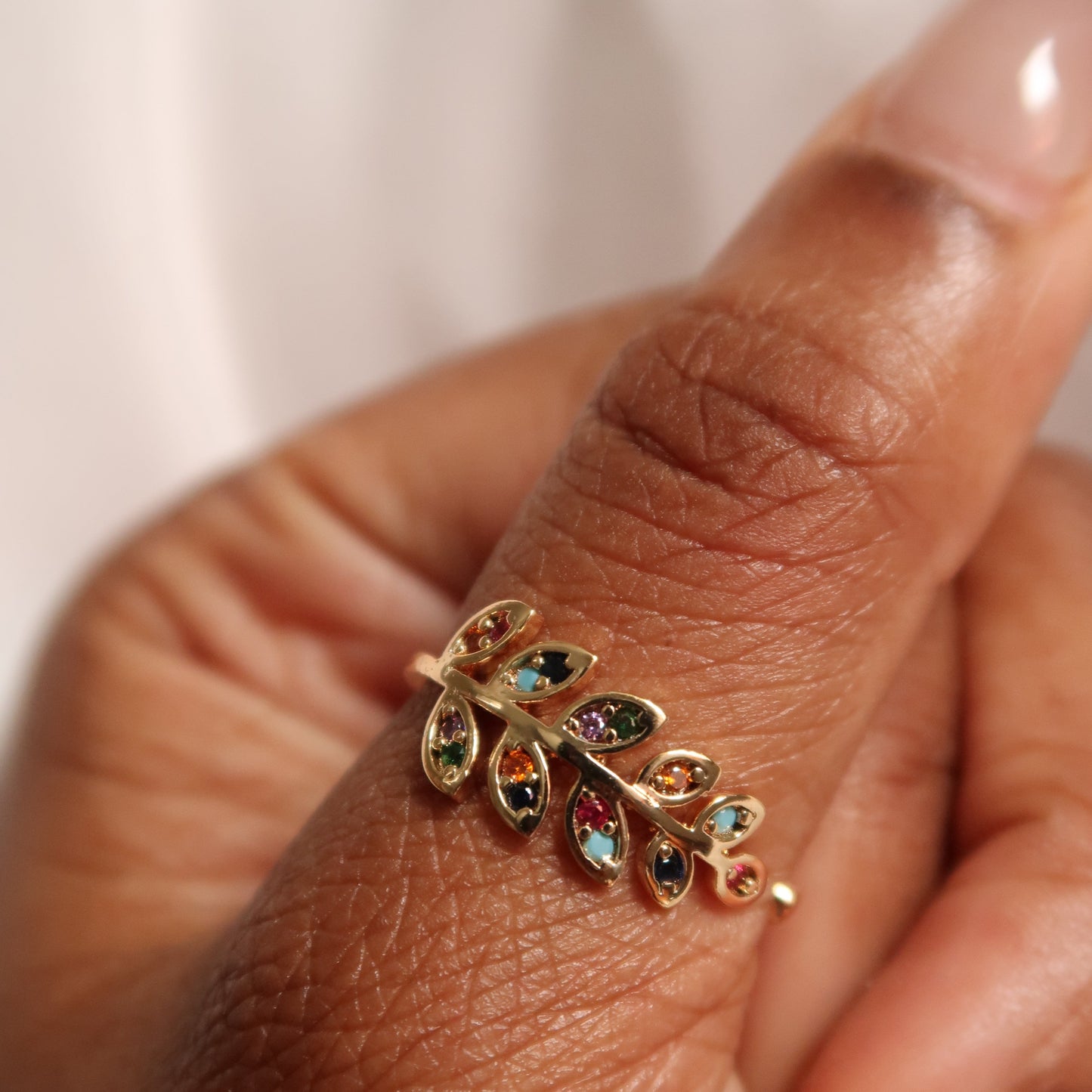 Palmier 18K Ring