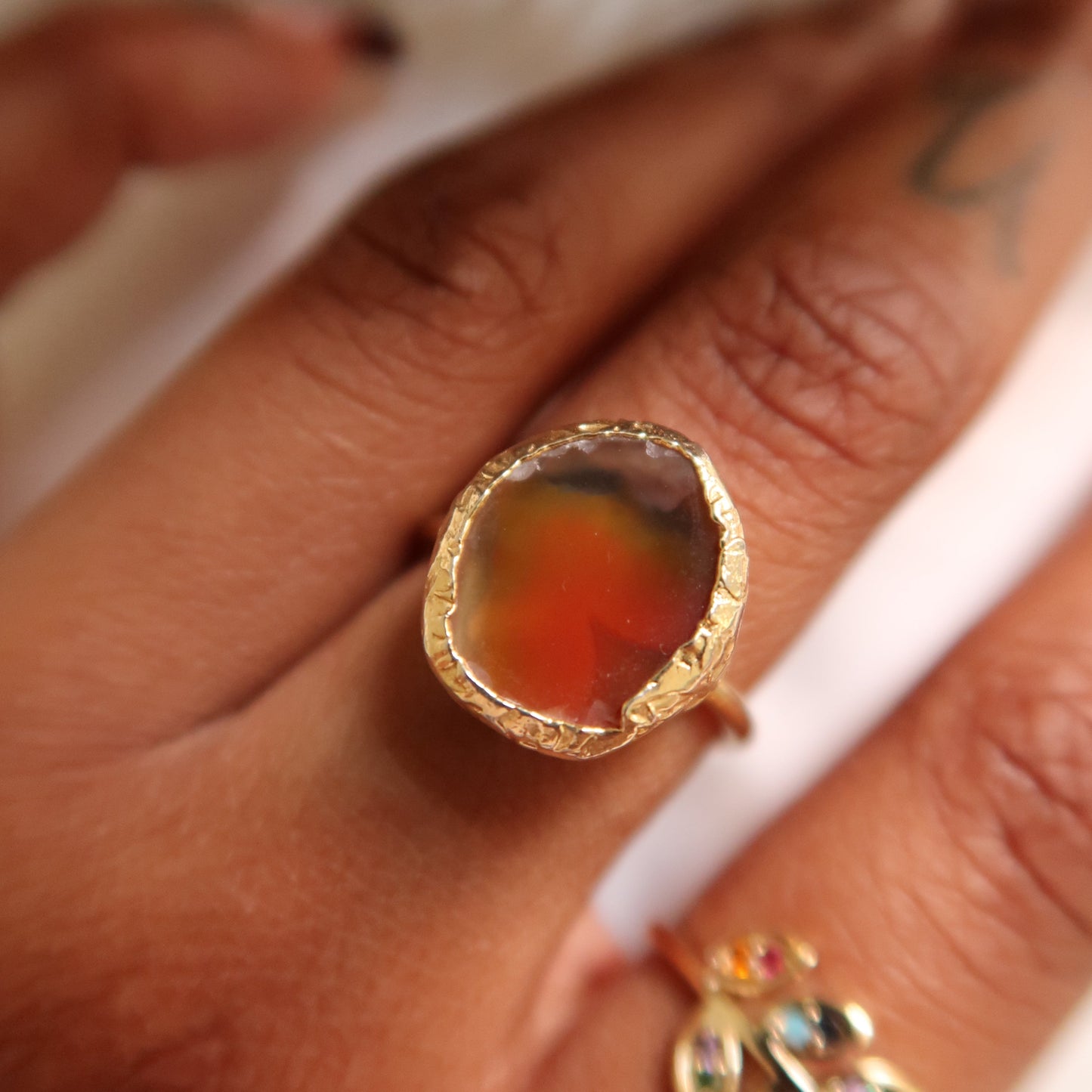Sunset 18K Ring