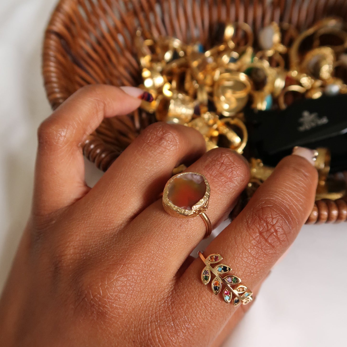 Palmier 18K Ring