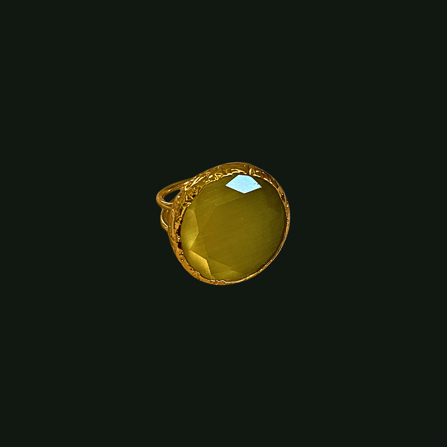 Lemon drop 18K Ring