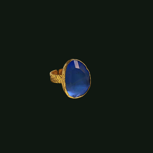 Aqua 18K Ring